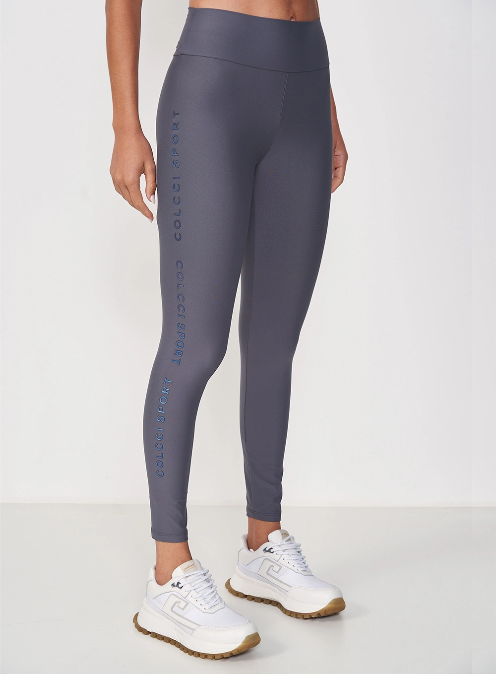 Calça Legging Navy Performance Cinza