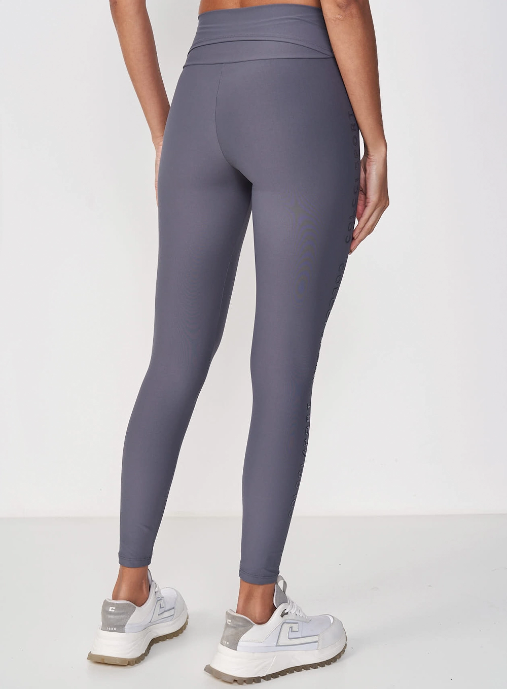 Calça Legging Navy Performance Cinza