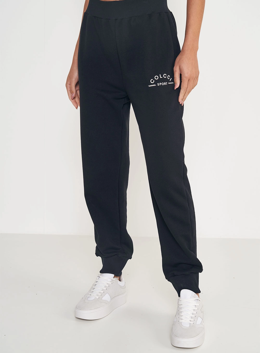 Calça Moletom Feminina Minimalist Style Preto