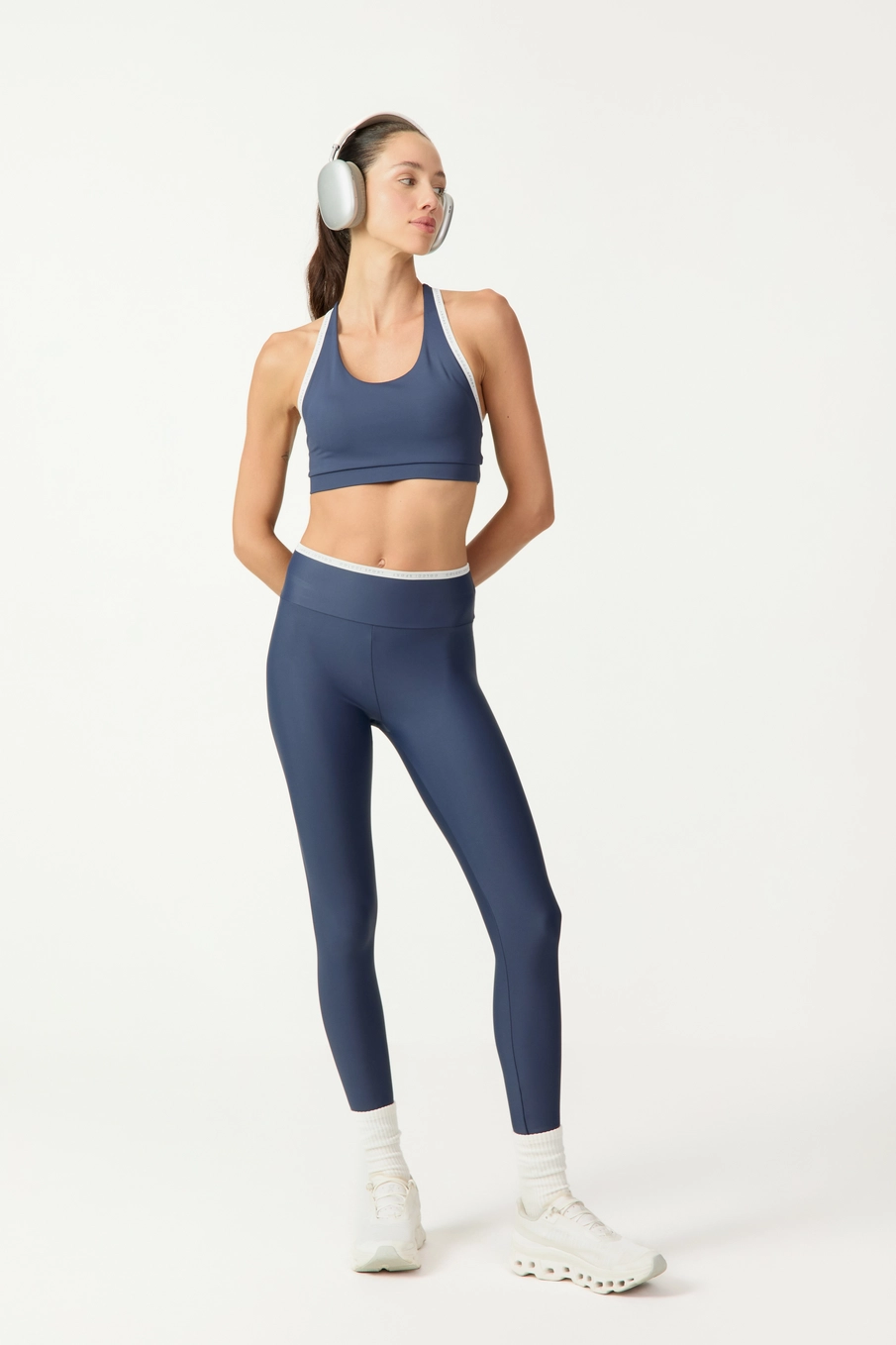 Calça Legging Perfect Fit Contrast Azul