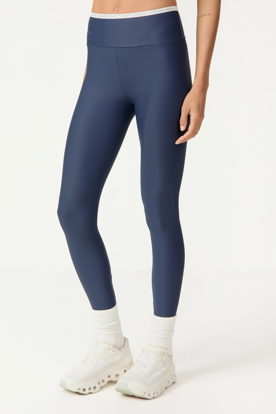 Calça Legging Perfect Fit Contrast Azul