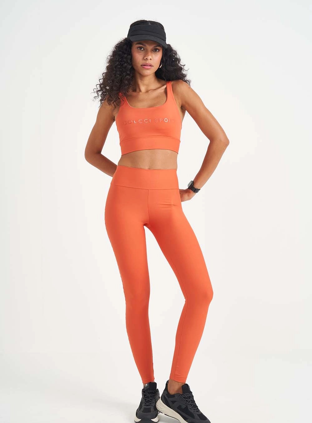 Calca Feminina Malha Sport Laranja