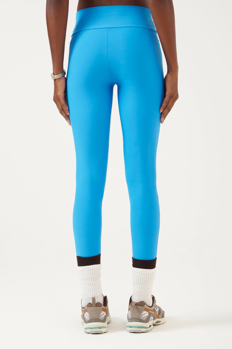 Calca Malha Sport  Feminino Colcci Sport Azul