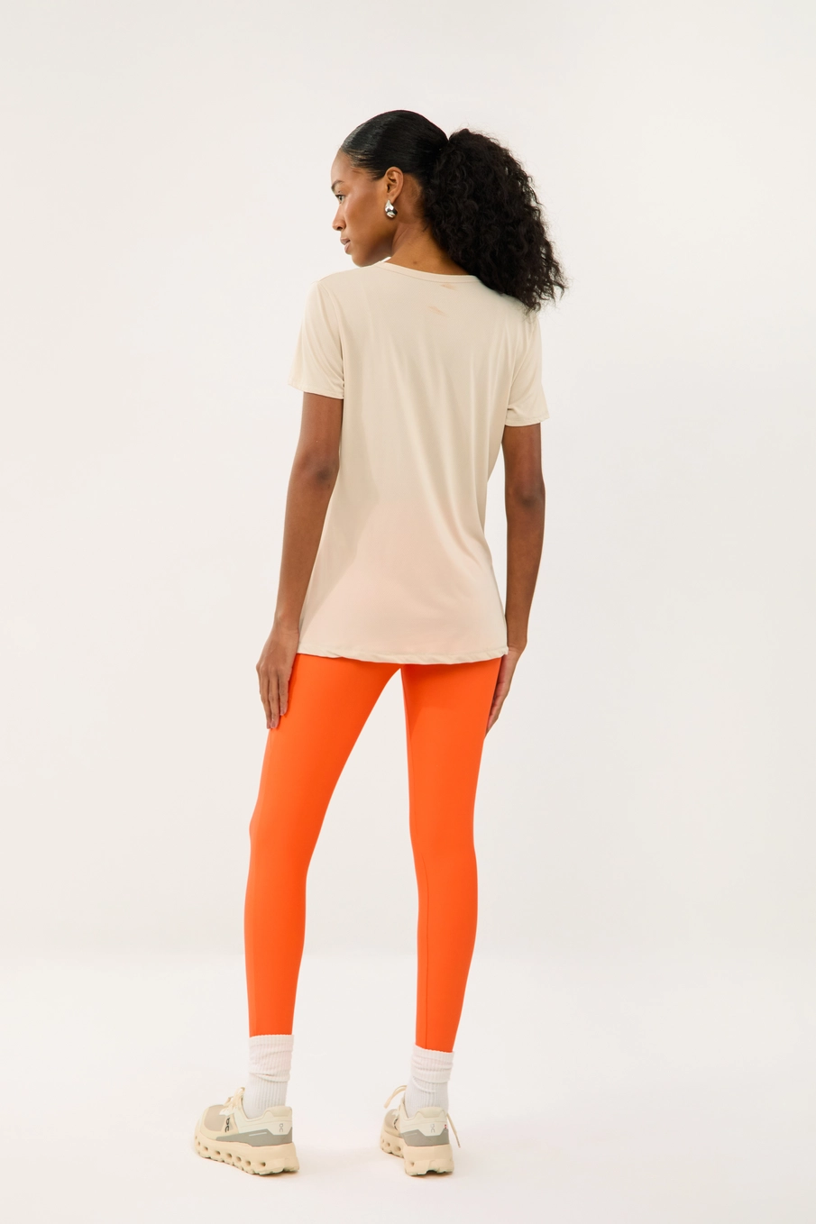 Calca Malha Sport  Feminino Colcci Sport Laranja
