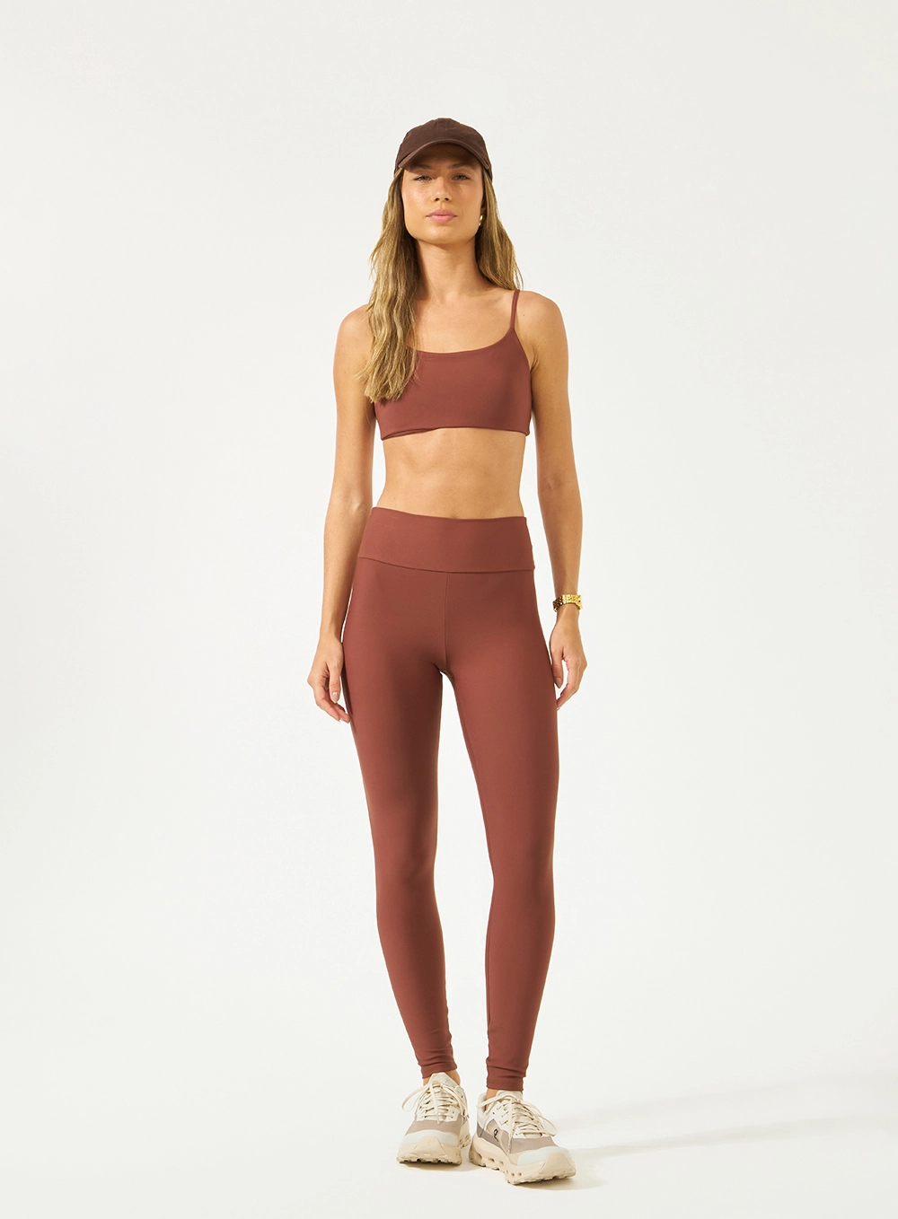 Calça Legging Perfect Fit Marrom Marissa