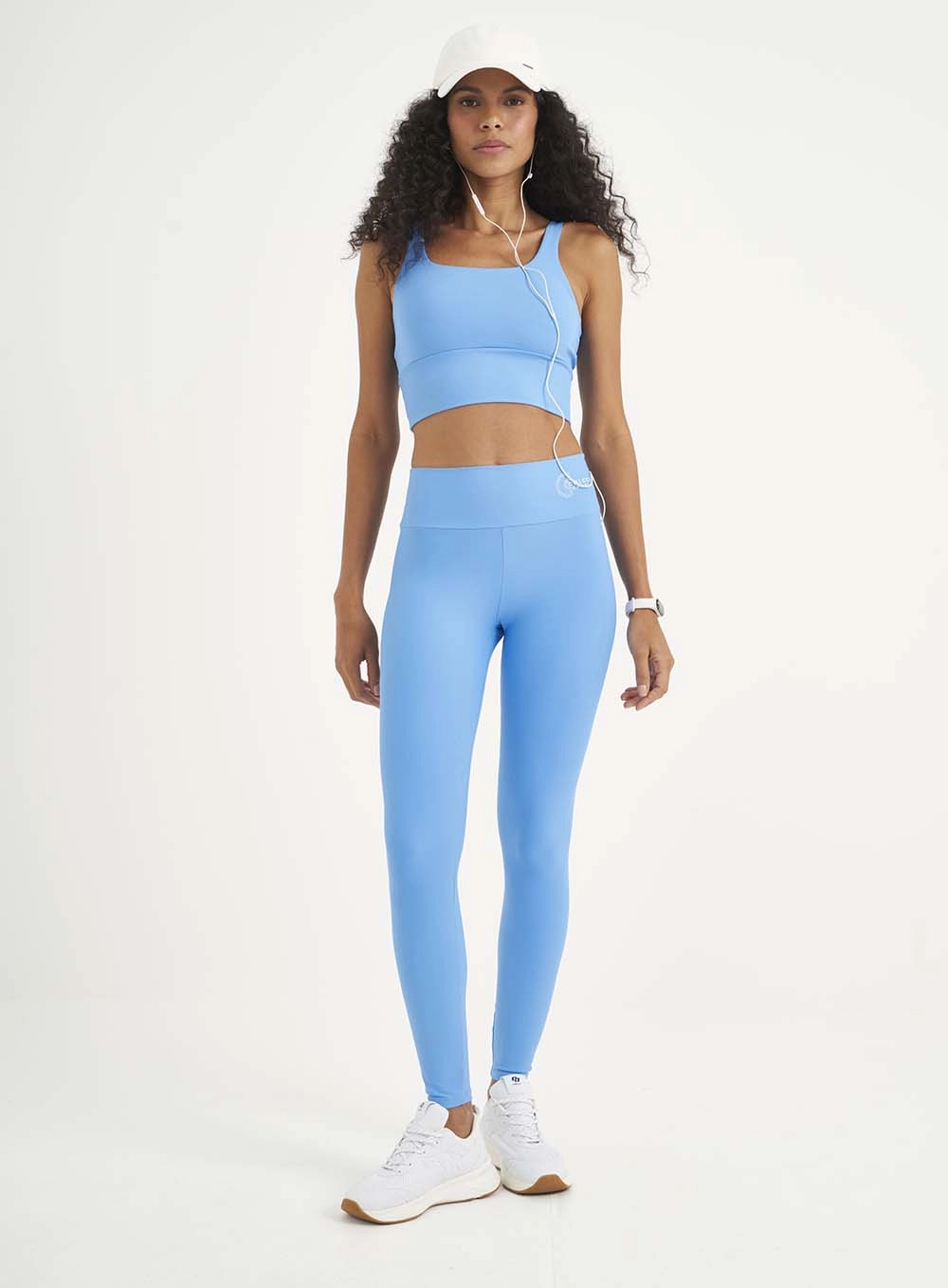 Calça Feminina Malha Sport Azul