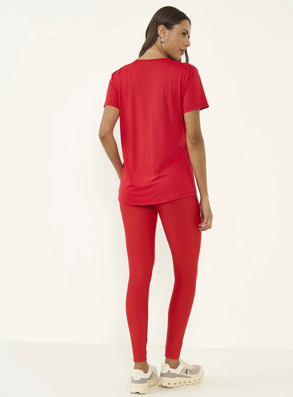 Calça Feminina Malha Sport Vermelho