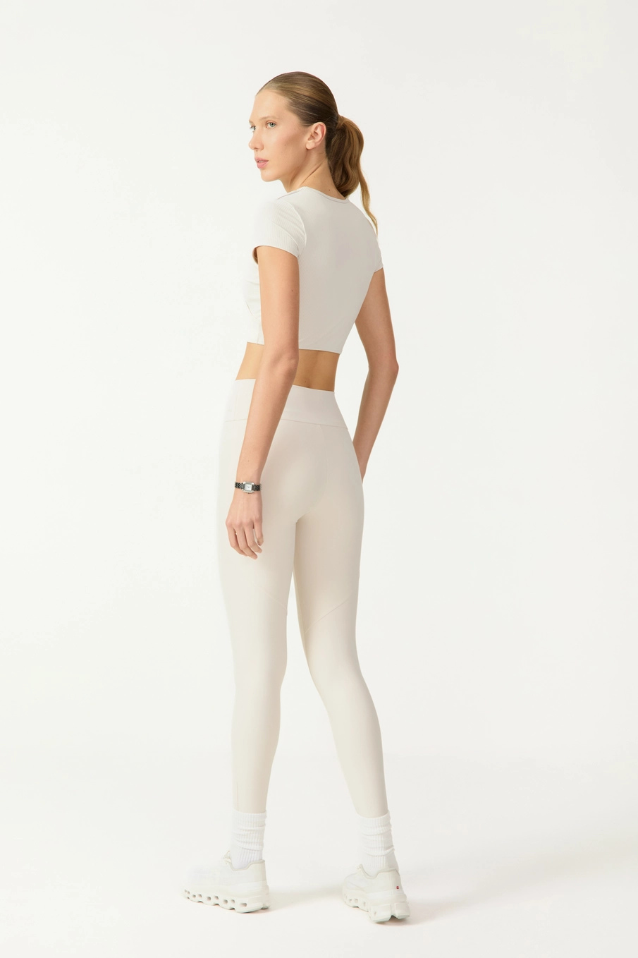 Calca Malha Sport  Feminino Colcci Sport Cinza
