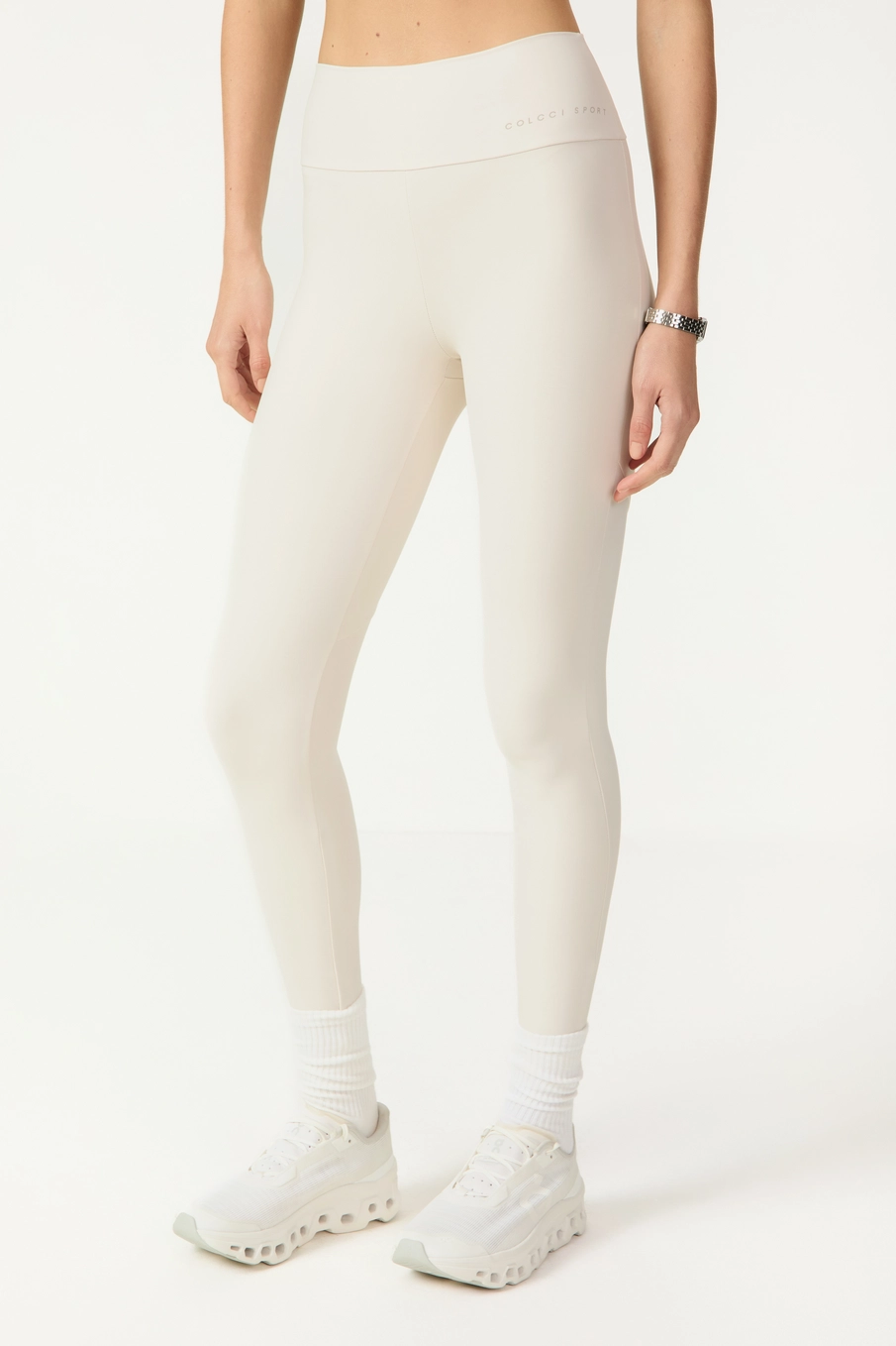 Calca Malha Sport  Feminino Colcci Sport Cinza