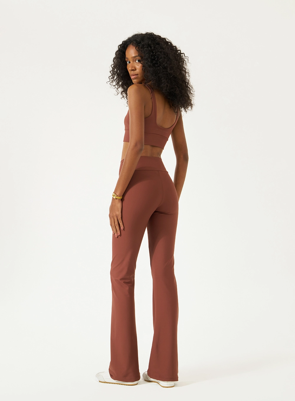 Calça Perfect Fit Bailarina Marrom Marissa