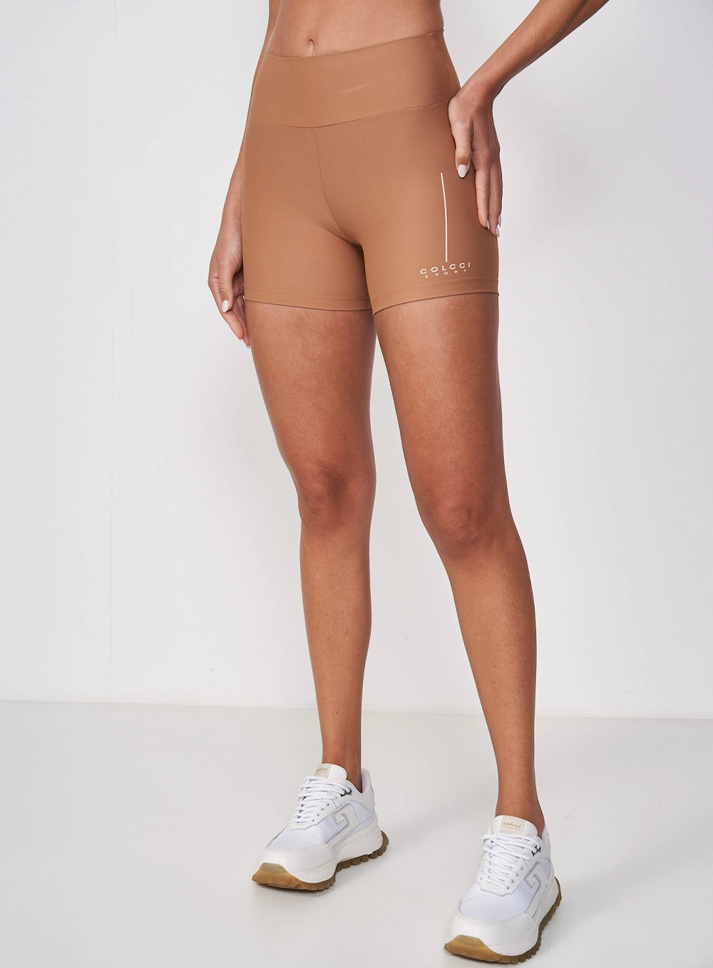 Bermuda Feminina Perfect Fit Velocity Marrom Evermore