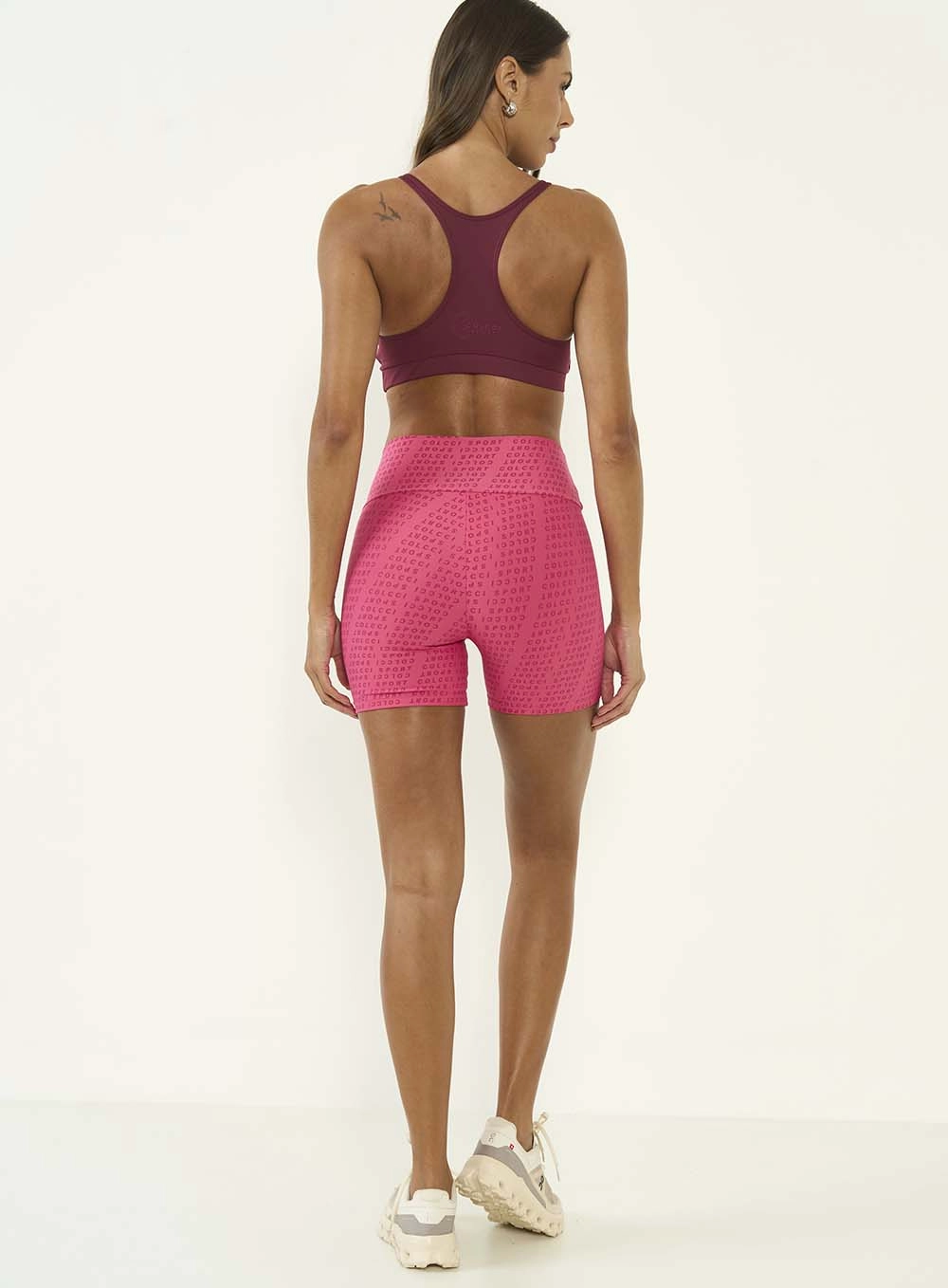 Bermuda Feminina Perfect Velocity Fit Estampada Rosa
