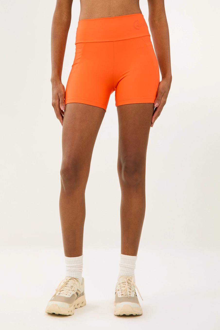 Bermuda Malha Sport  Feminino Colcci Sport Laranja