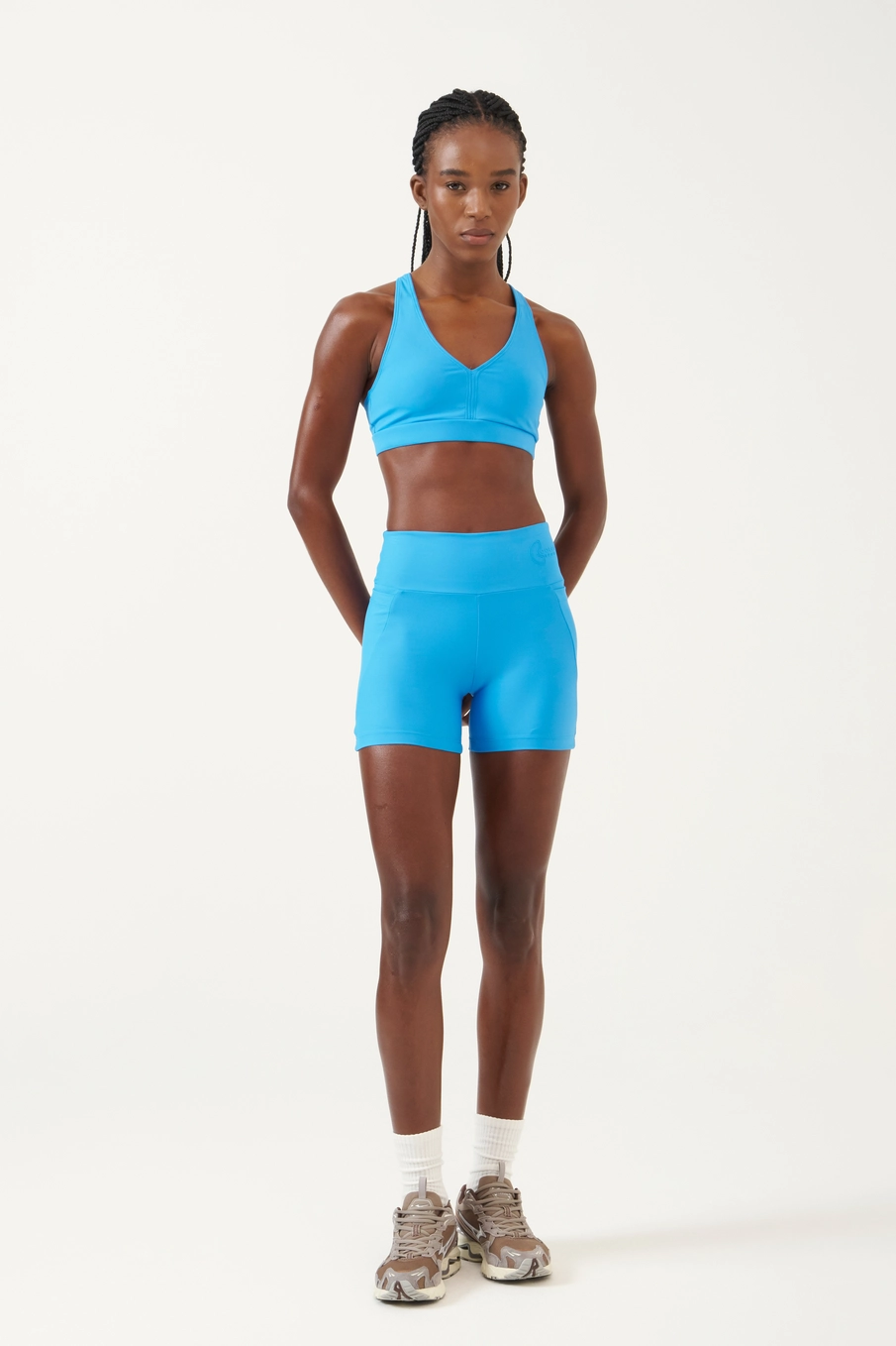 Bermuda Malha Sport  Feminino Colcci Sport Azul