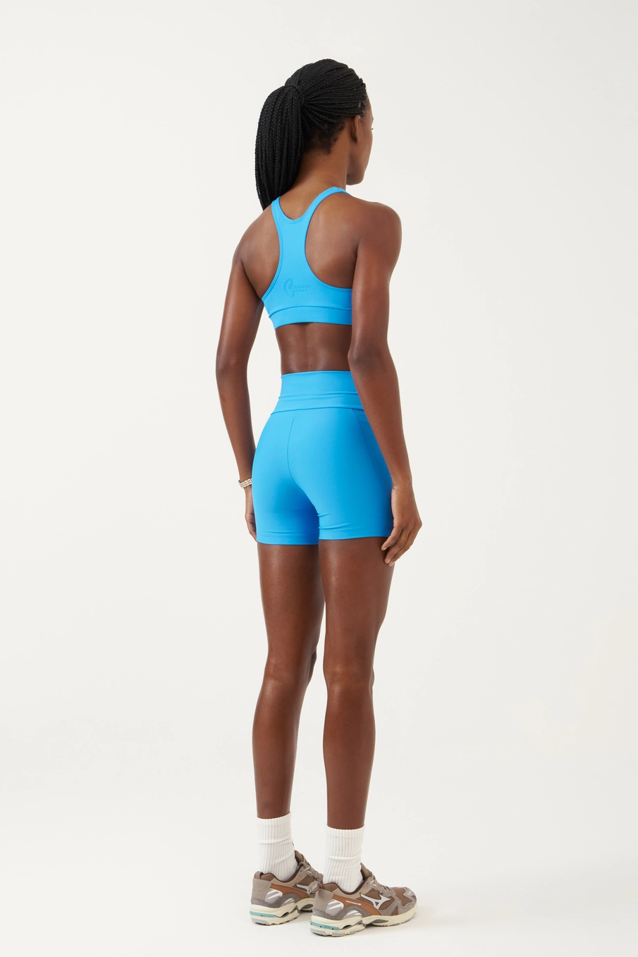 Bermuda Malha Sport  Feminino Colcci Sport Azul