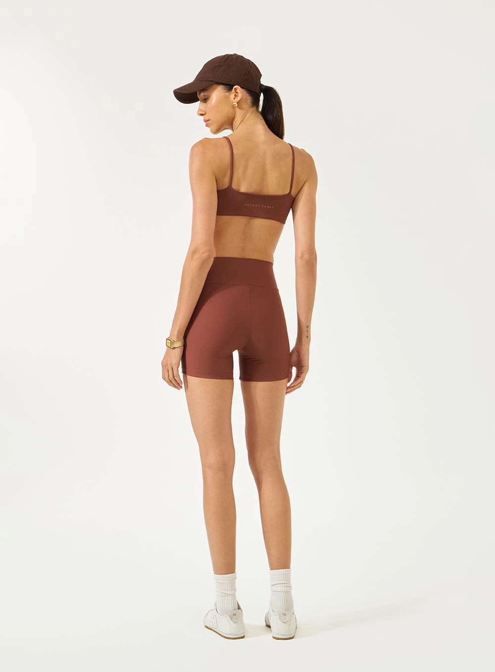 Bermuda Feminina Velocity Fit Marrom Marissa