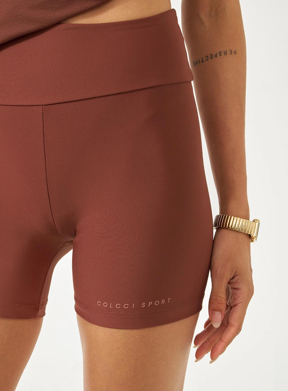 Bermuda Feminina Velocity Fit Marrom Marissa