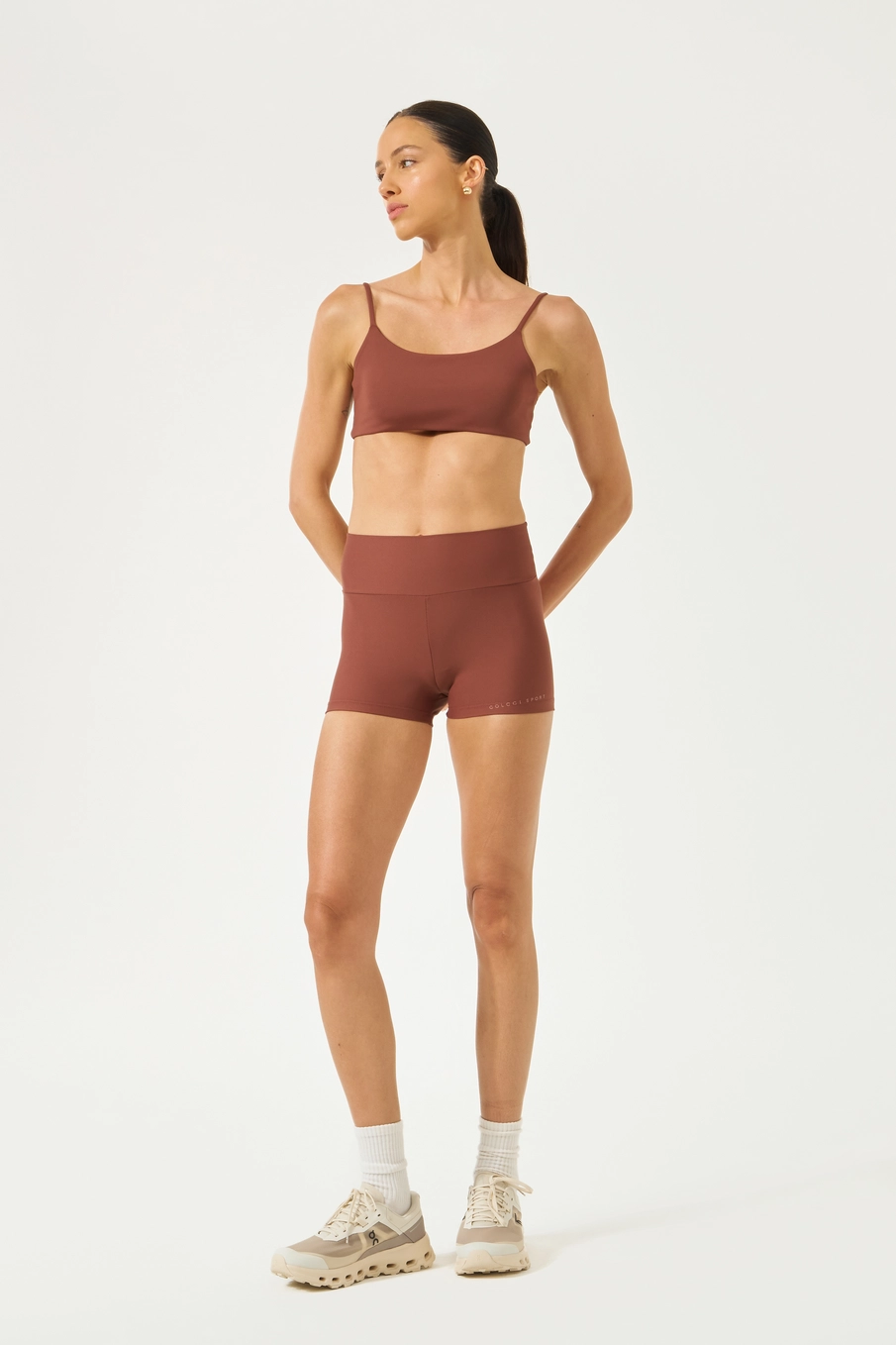 Bermuda Feminina Fresh Fit Marrom Marissa