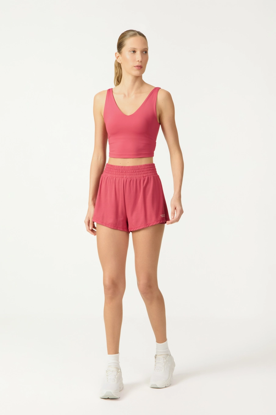 Short Malha Sport 1 Feminino Colcci Sport Vermelho