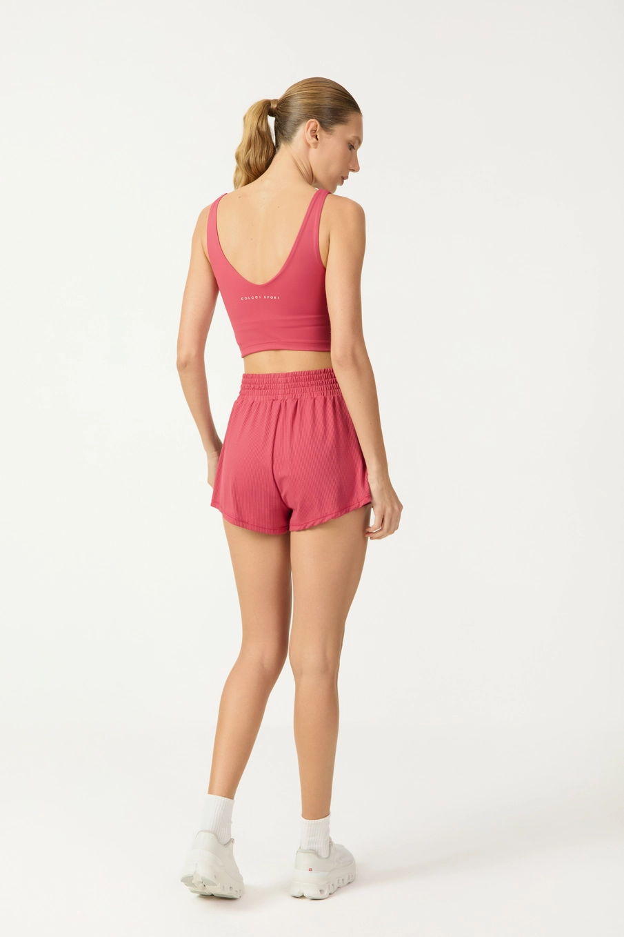 Short Malha Sport 1 Feminino Colcci Sport Vermelho