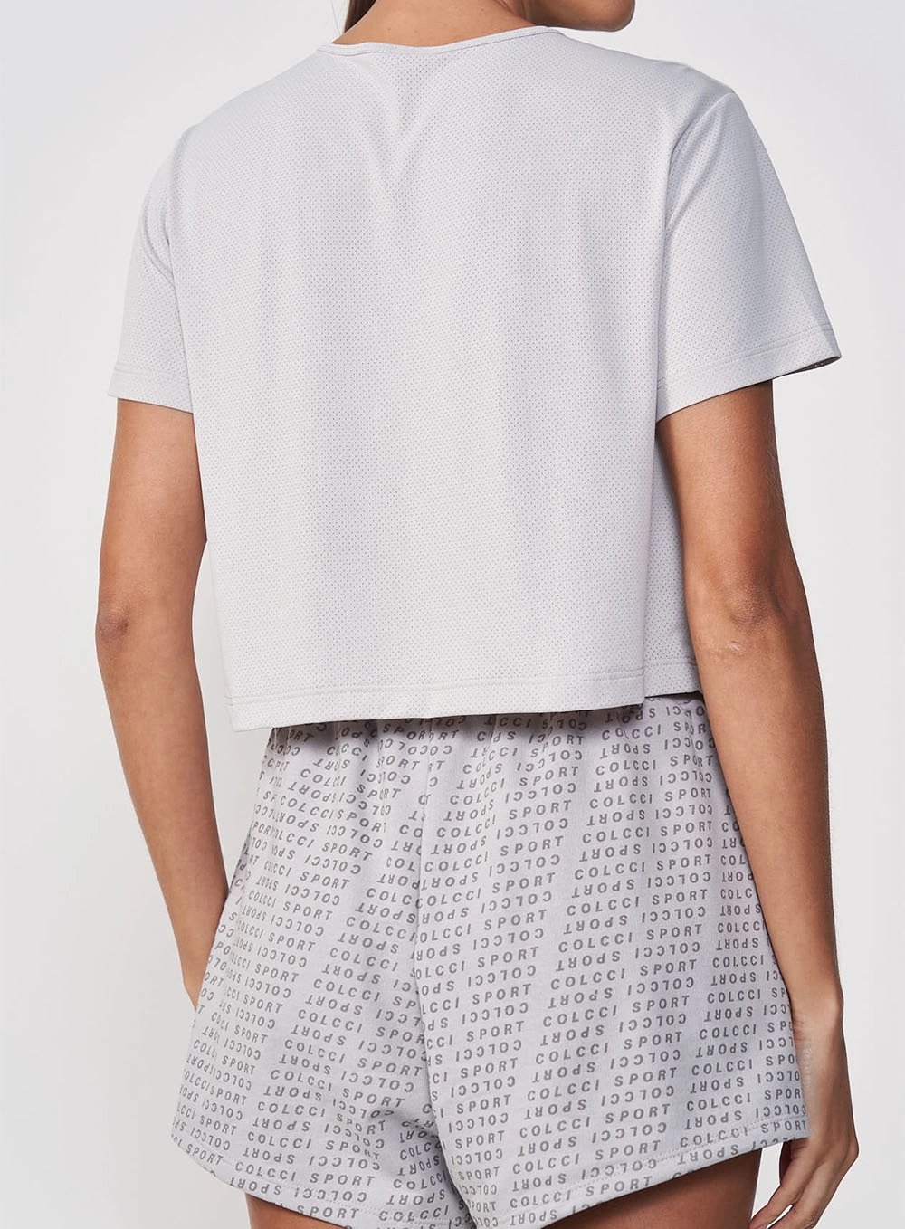 Camiseta Feminina Loose Fit Cinza