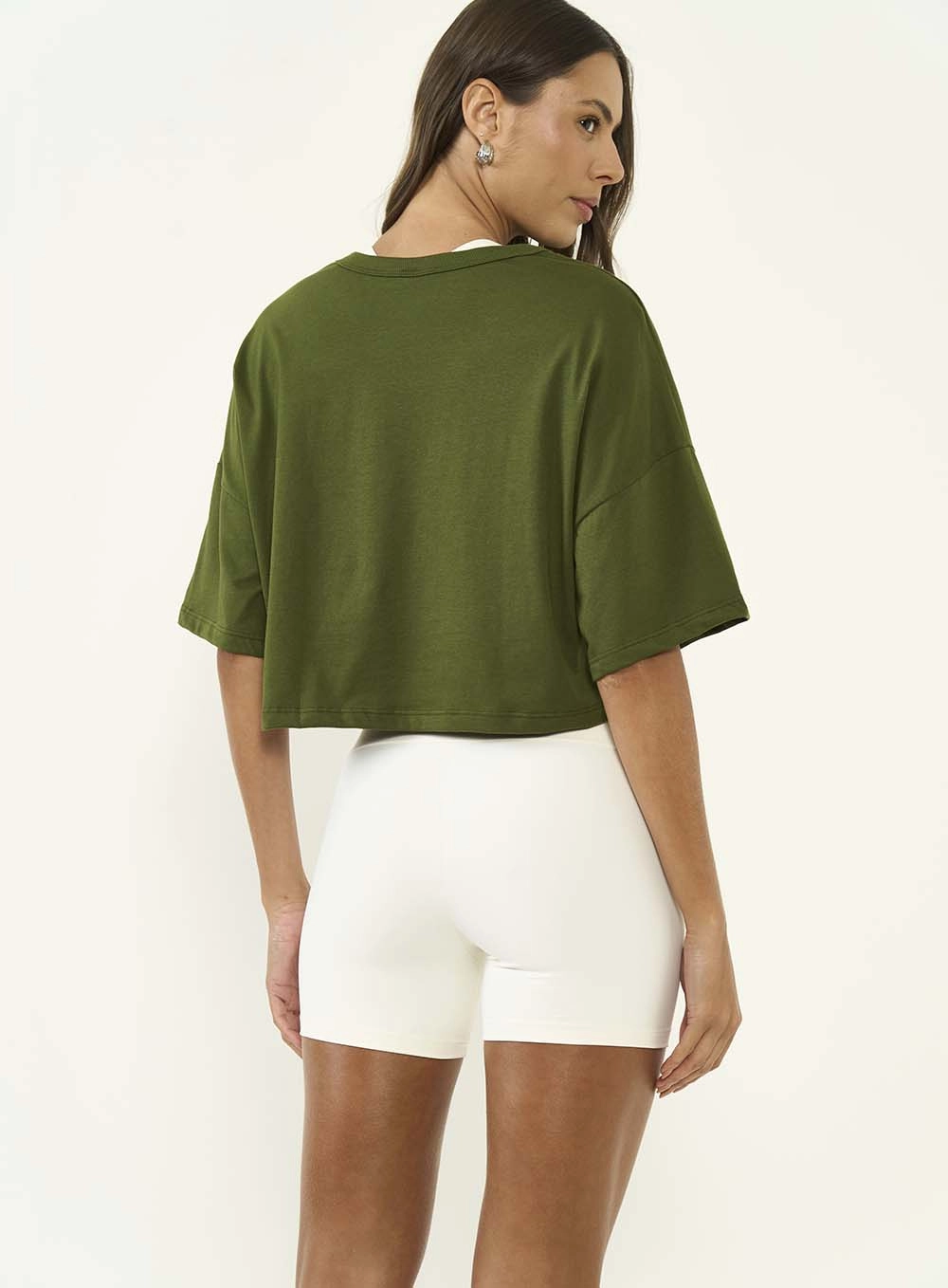Camiseta Feminina Loose Verde