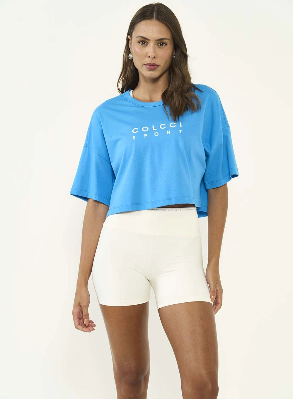 Camiseta Feminina Loose Azul