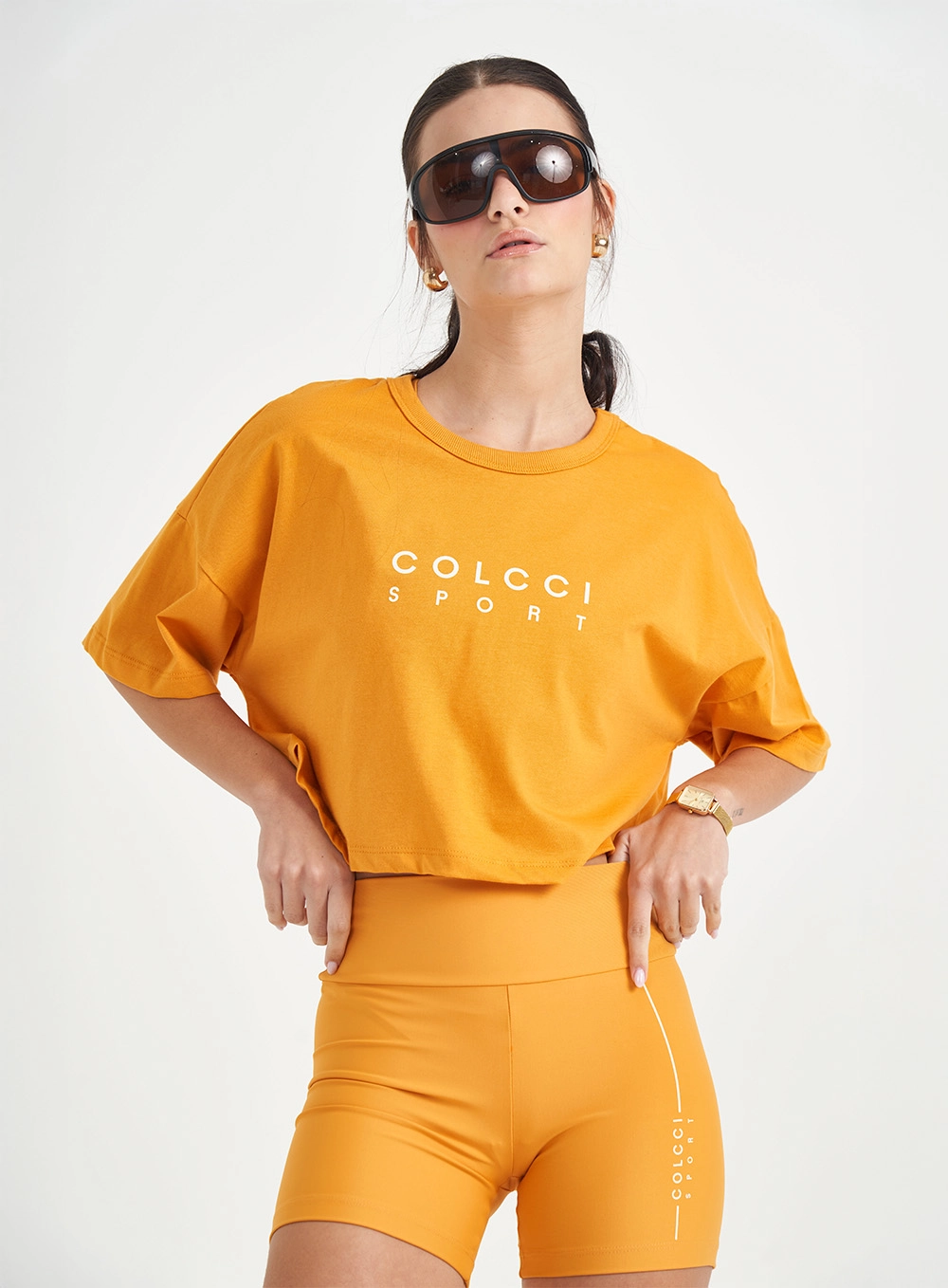 Camiseta Feminina Loose Laranja