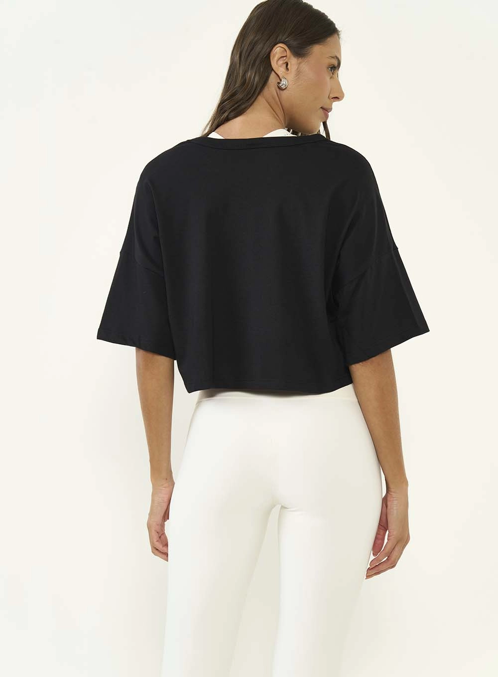 Camiseta Feminina Loose Preto