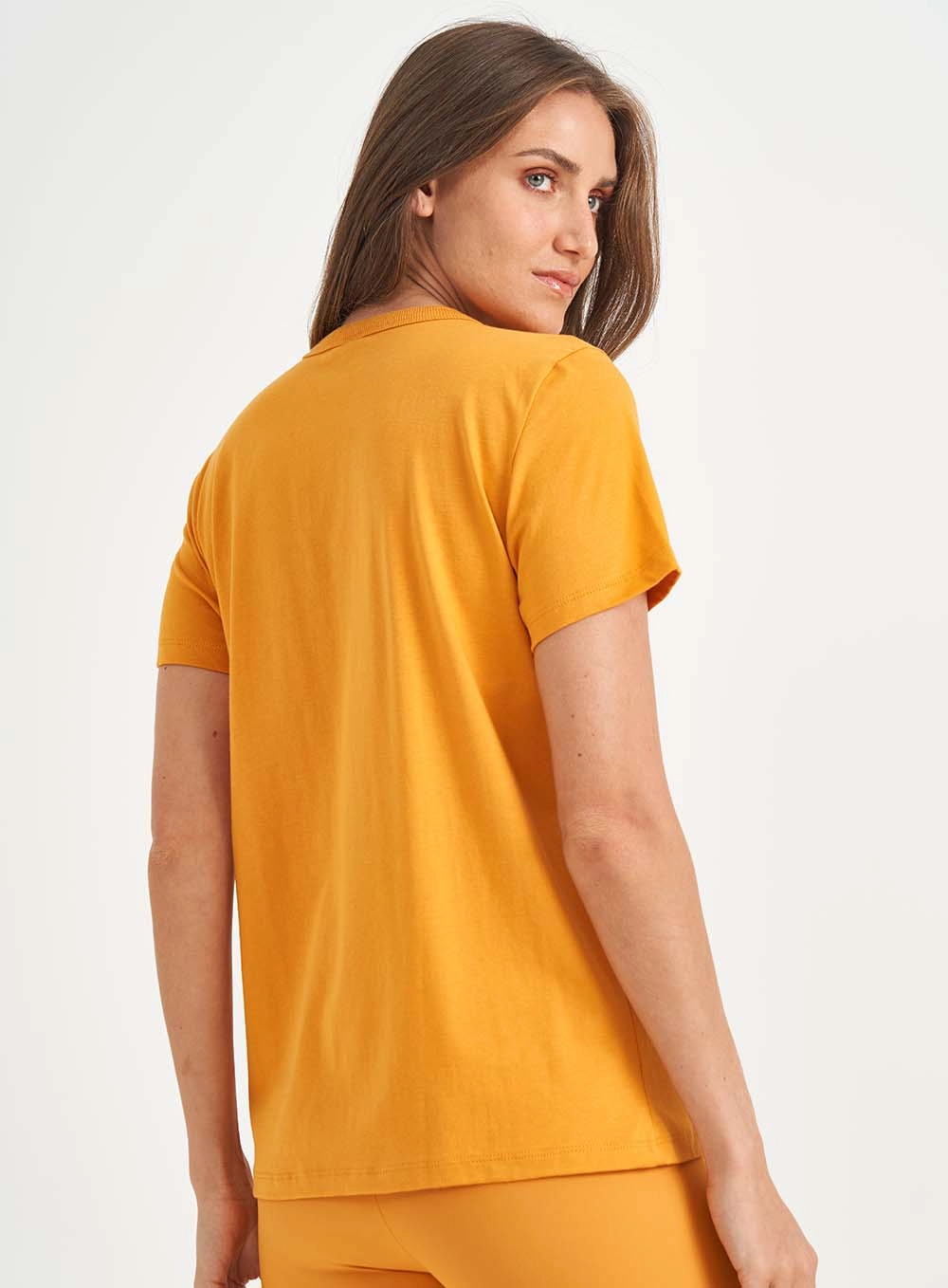 Camiseta Feminina Comfort Fit Laranja