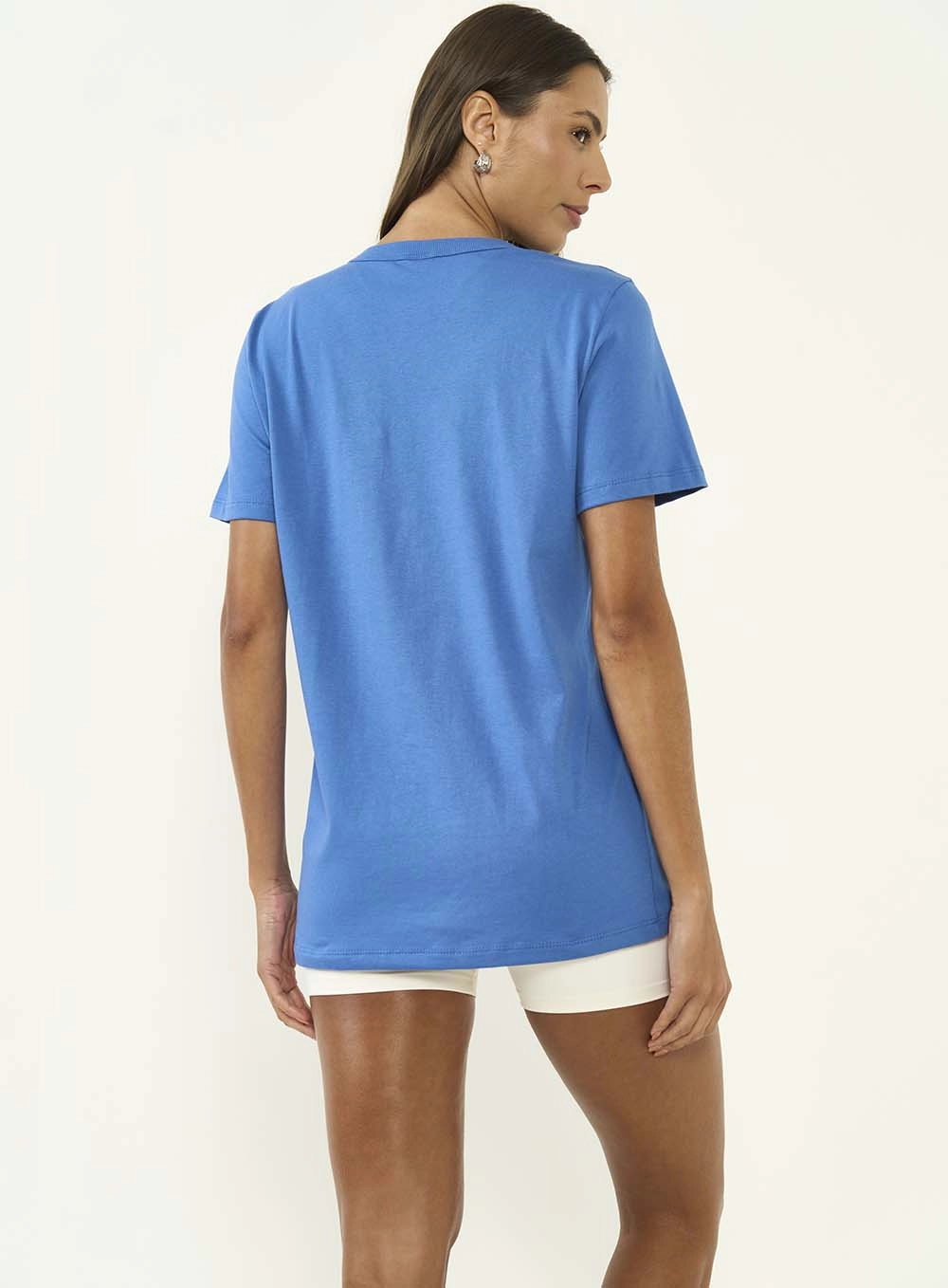 Camiseta Feminina Comfort Fit Azul