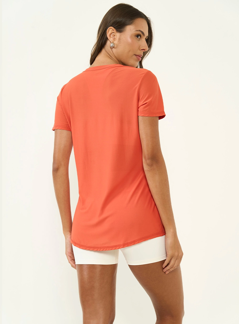 Camiseta Feminina New Comfort Fit Laranja