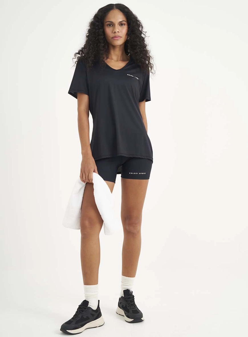 Camiseta Feminina Comfort Com Decote V