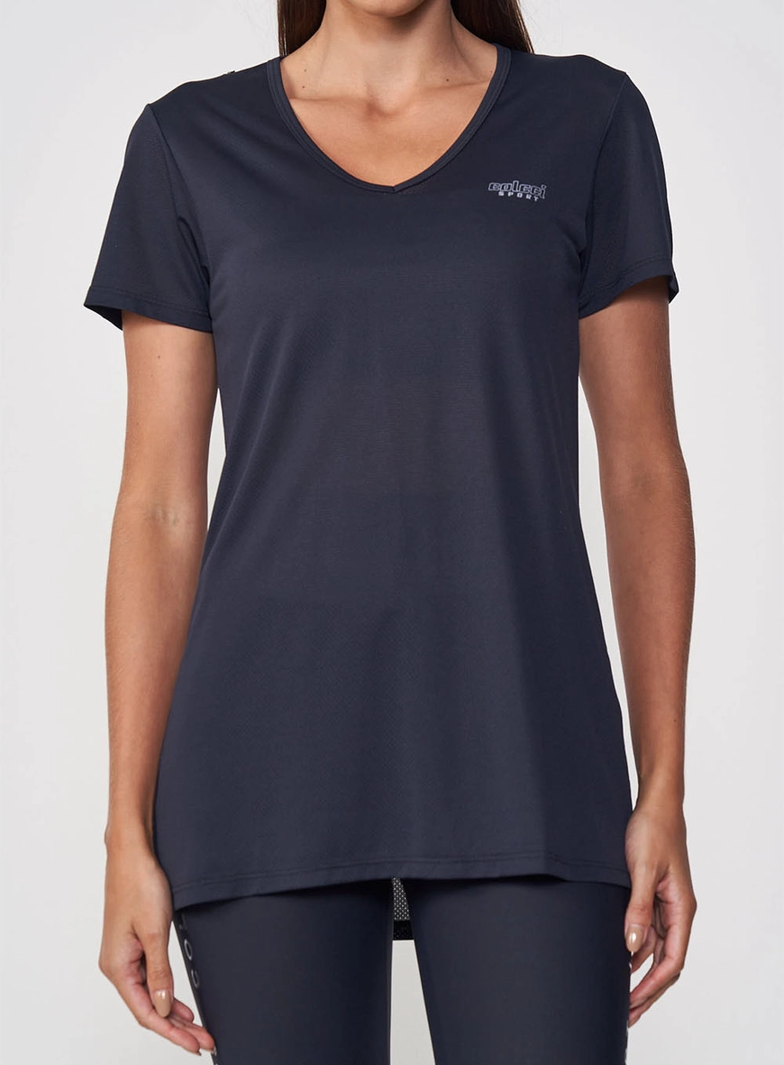Blusa Feminina Gola V