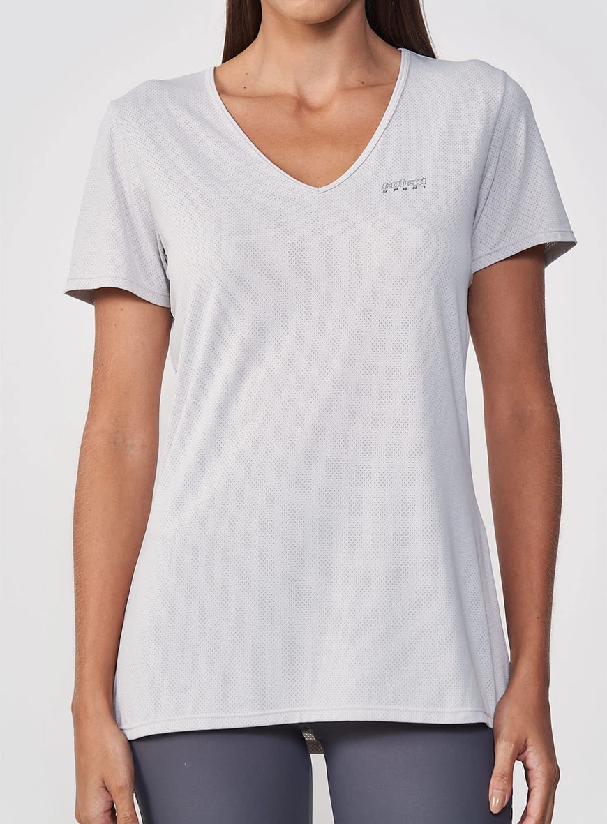 Blusa Feminina Gola V