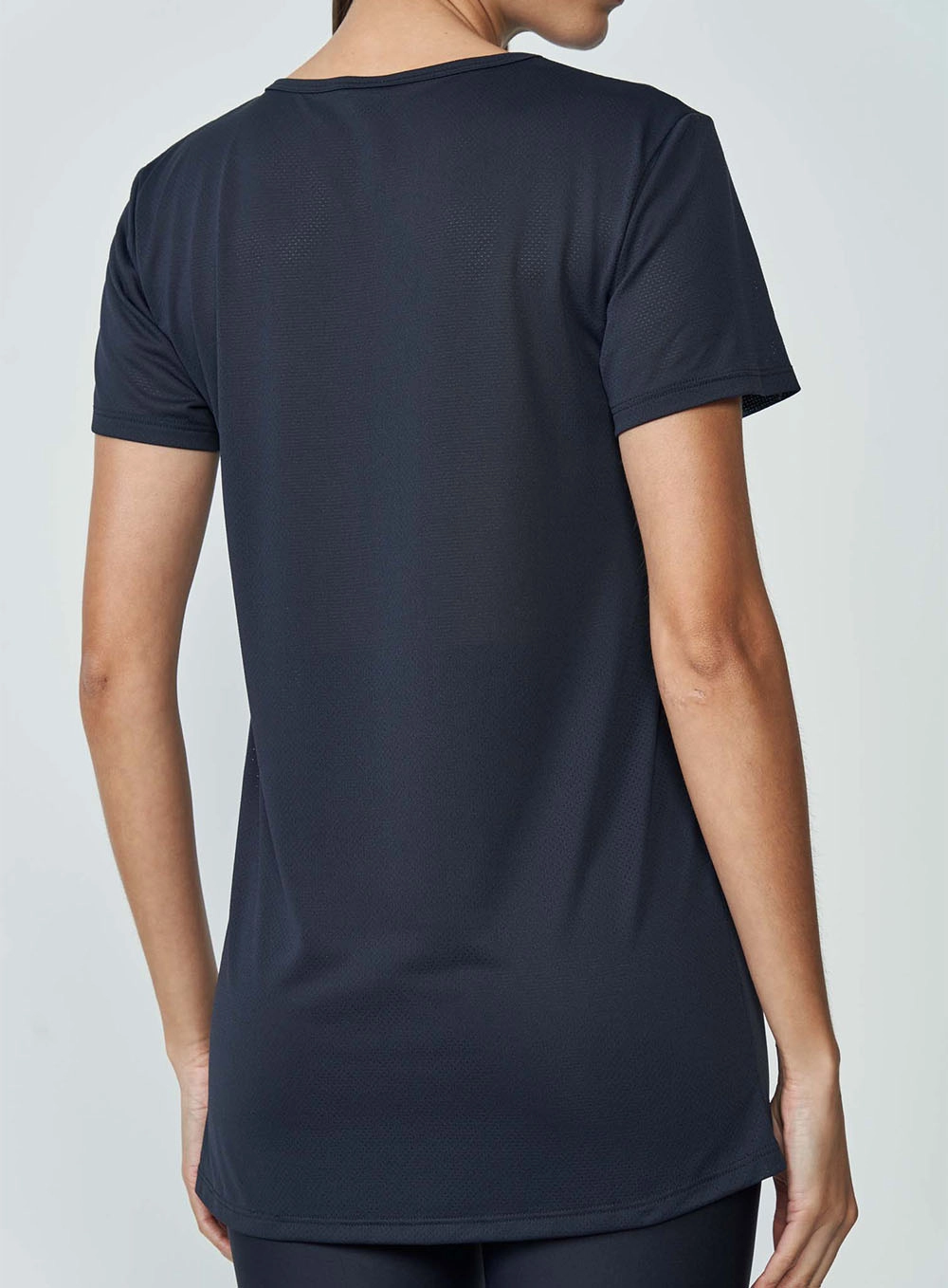Blusa Feminina Gola V Preto