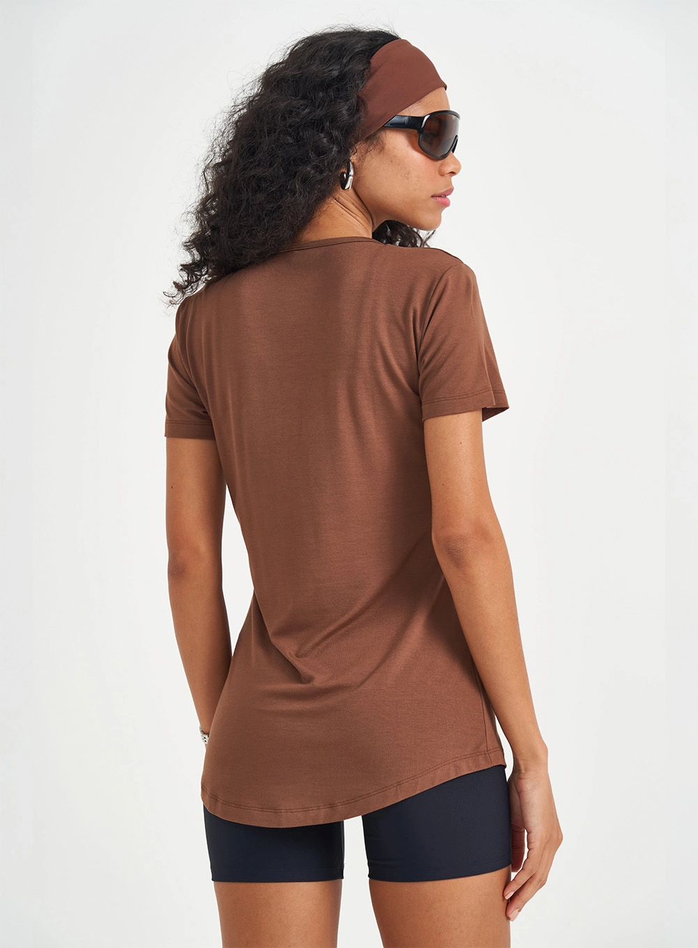 Blusa Feminina Slim Fit Marrom