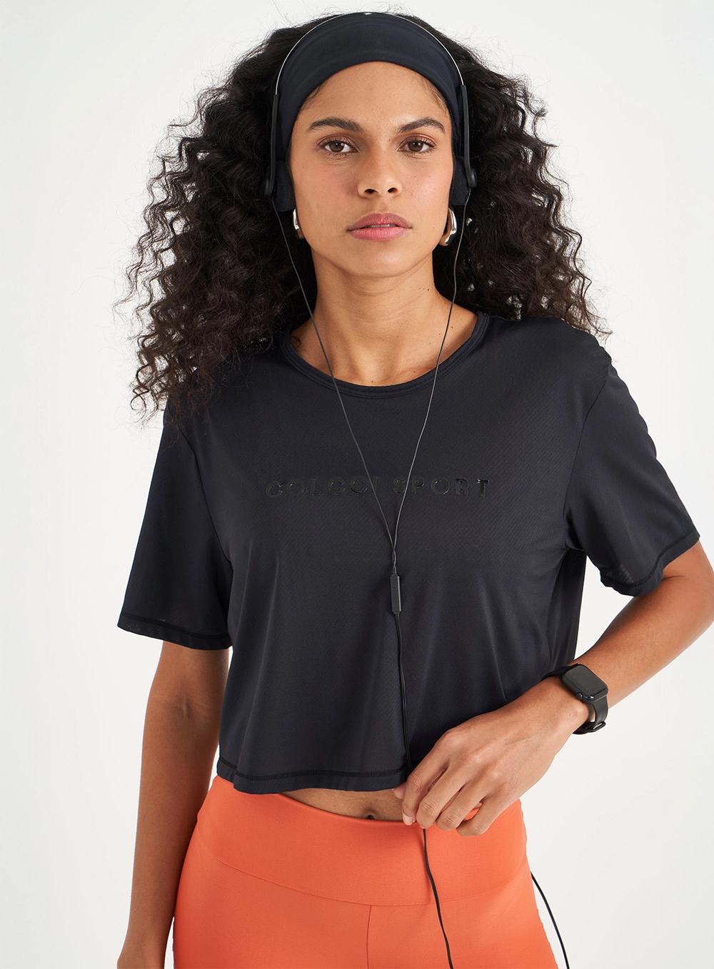 Blusa Malha Sport 1 Feminino Colcci Sport Preto