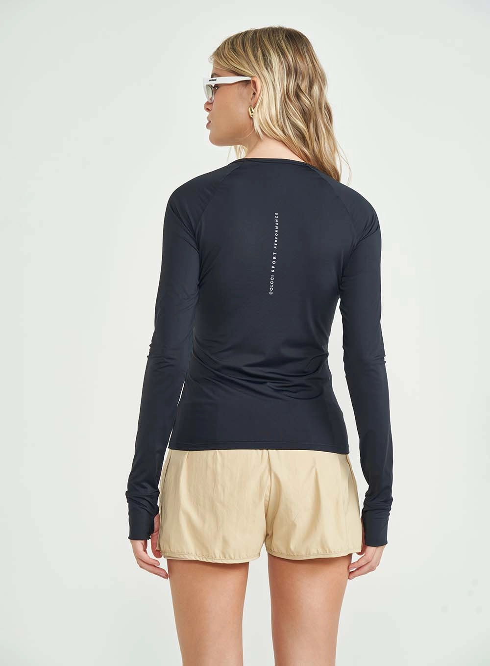 Blusa Malha Sport  Feminino Colcci Sport Preto