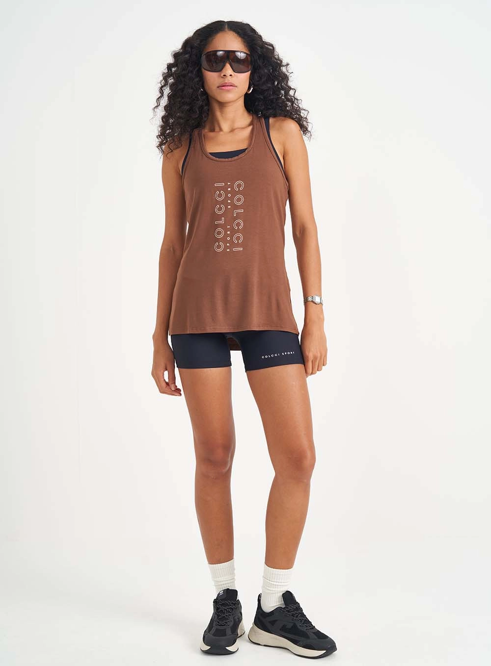Regata Feminina Slim Fit Marrom