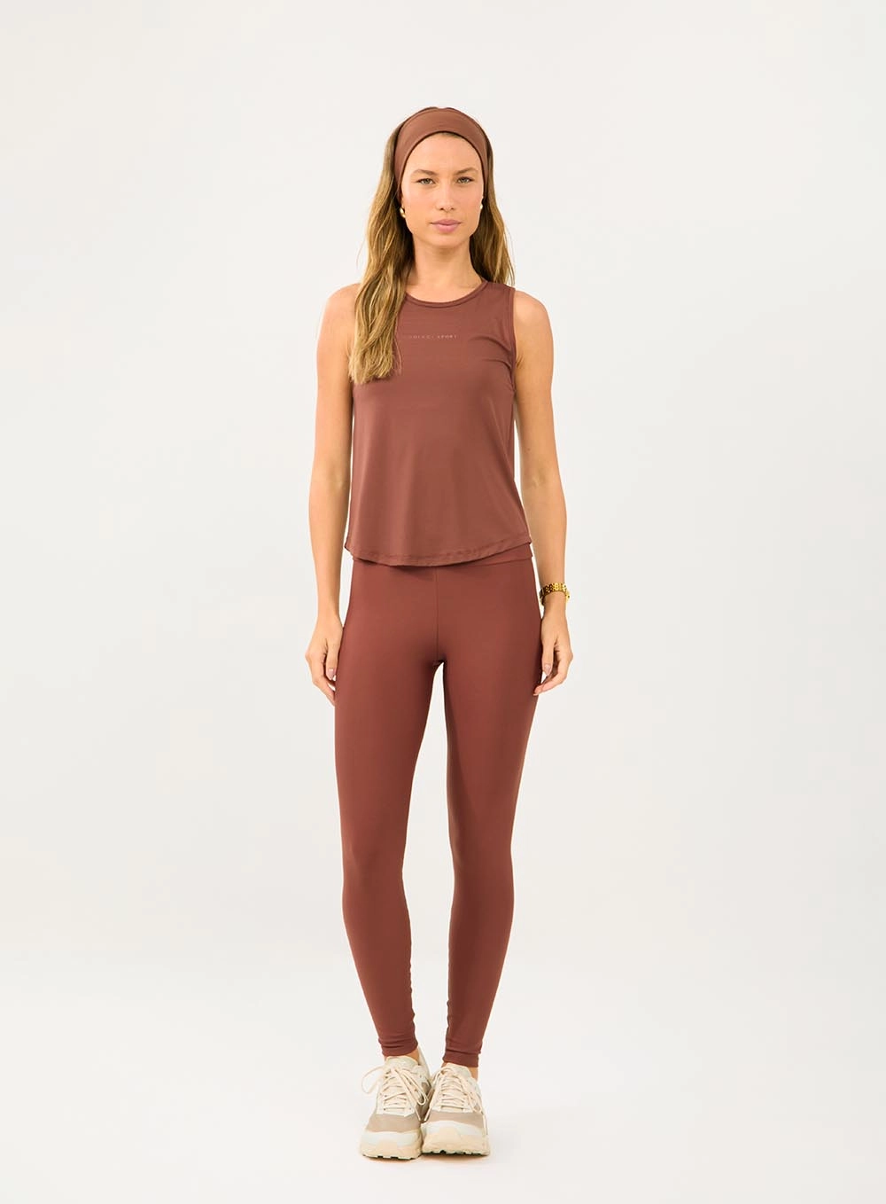 Regata Feminina Comfort Fit Marrom Marissa