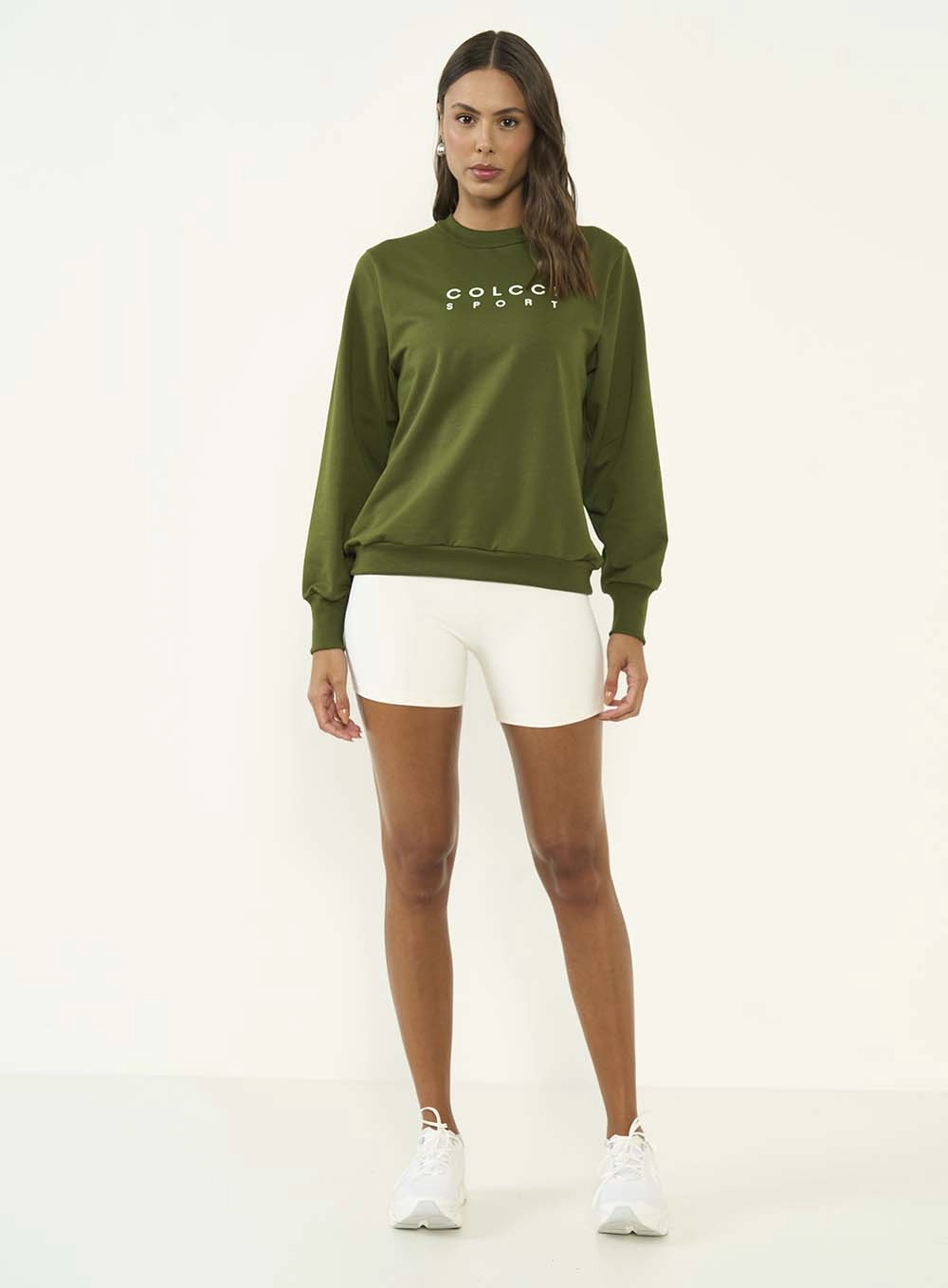 Blusão Moletom Feminino Comfort Fit Verde