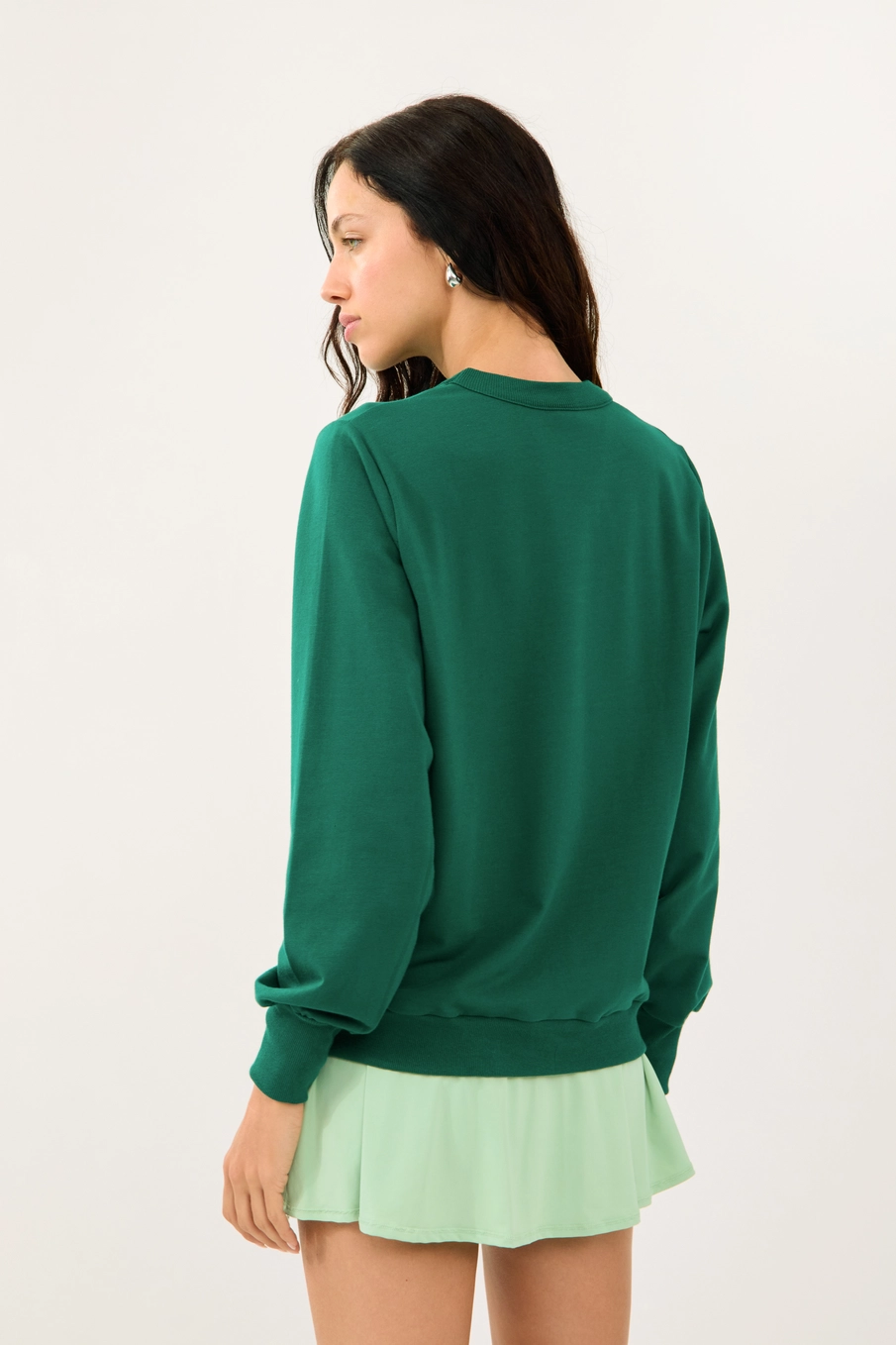 Blusão Moletom Feminino Comfort Fit Verde