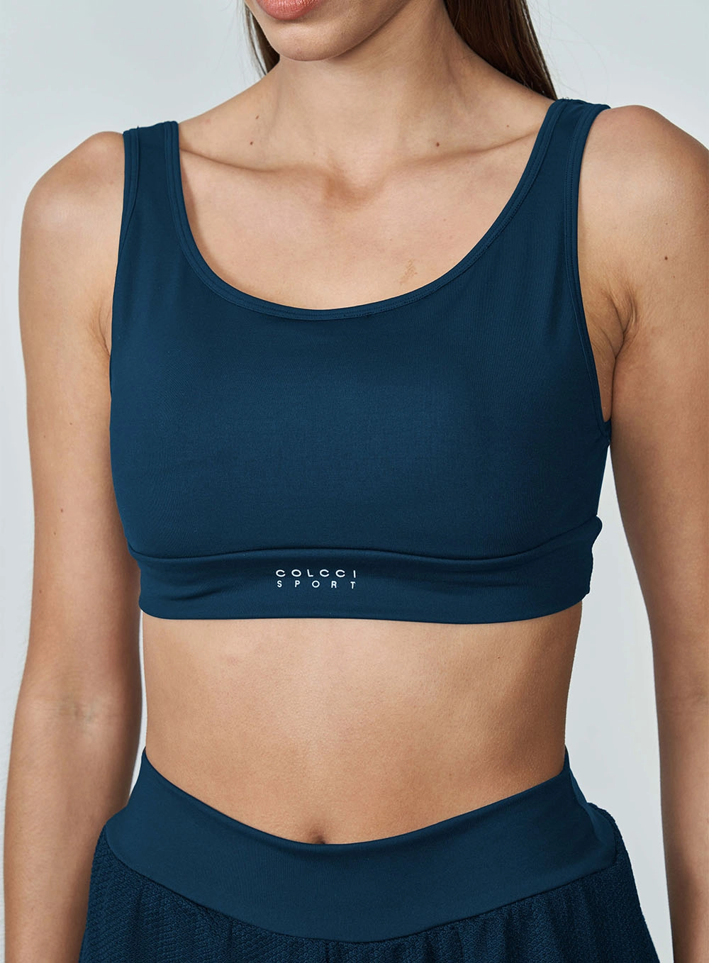 Top Slim Medium Fit Azul Marinho