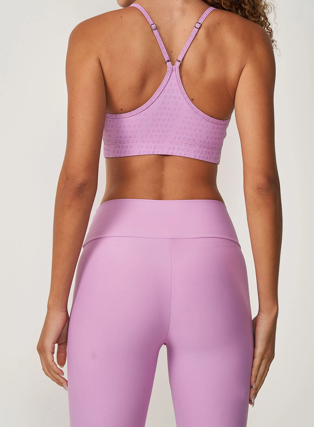 Top Slim Light Estampado Lilas
