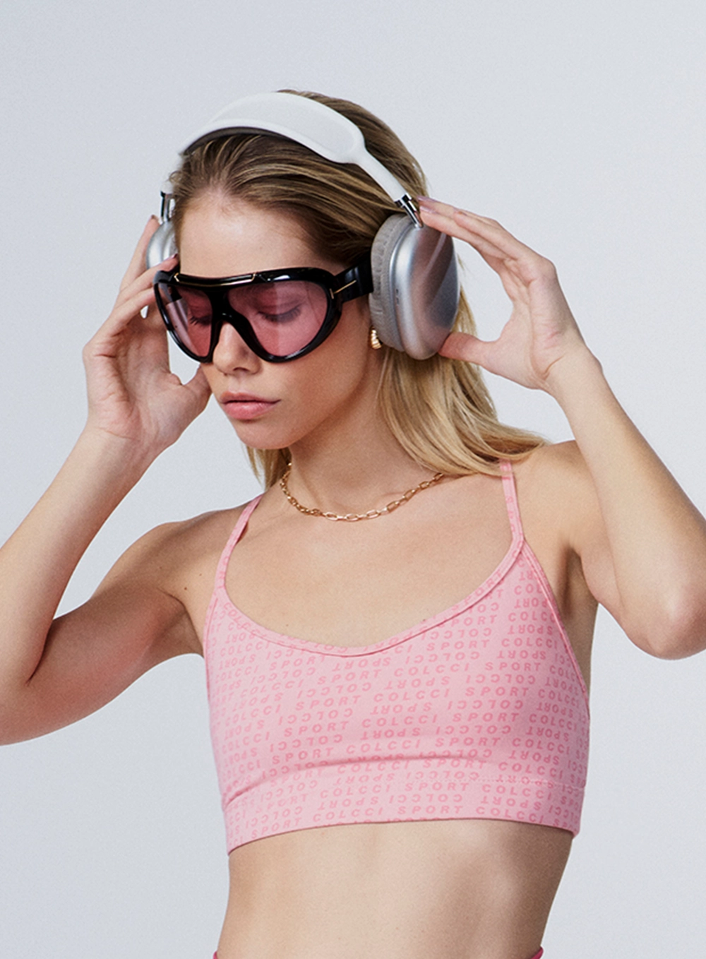 Top Slim Light Estampado Rosa