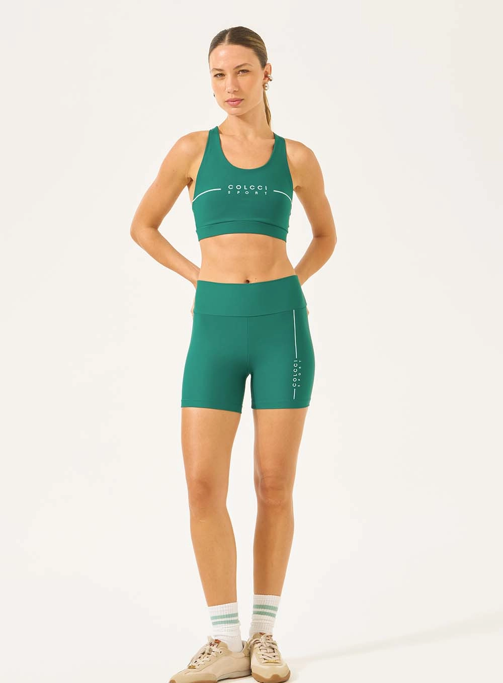 Top Malha Sport  Feminino Colcci Sport Verde