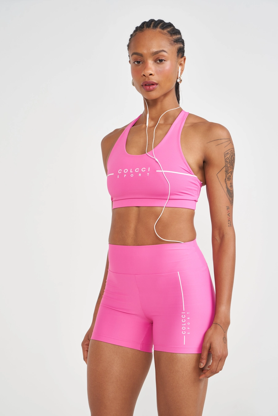 Top Malha Sport  Feminino Colcci Sport Rosa