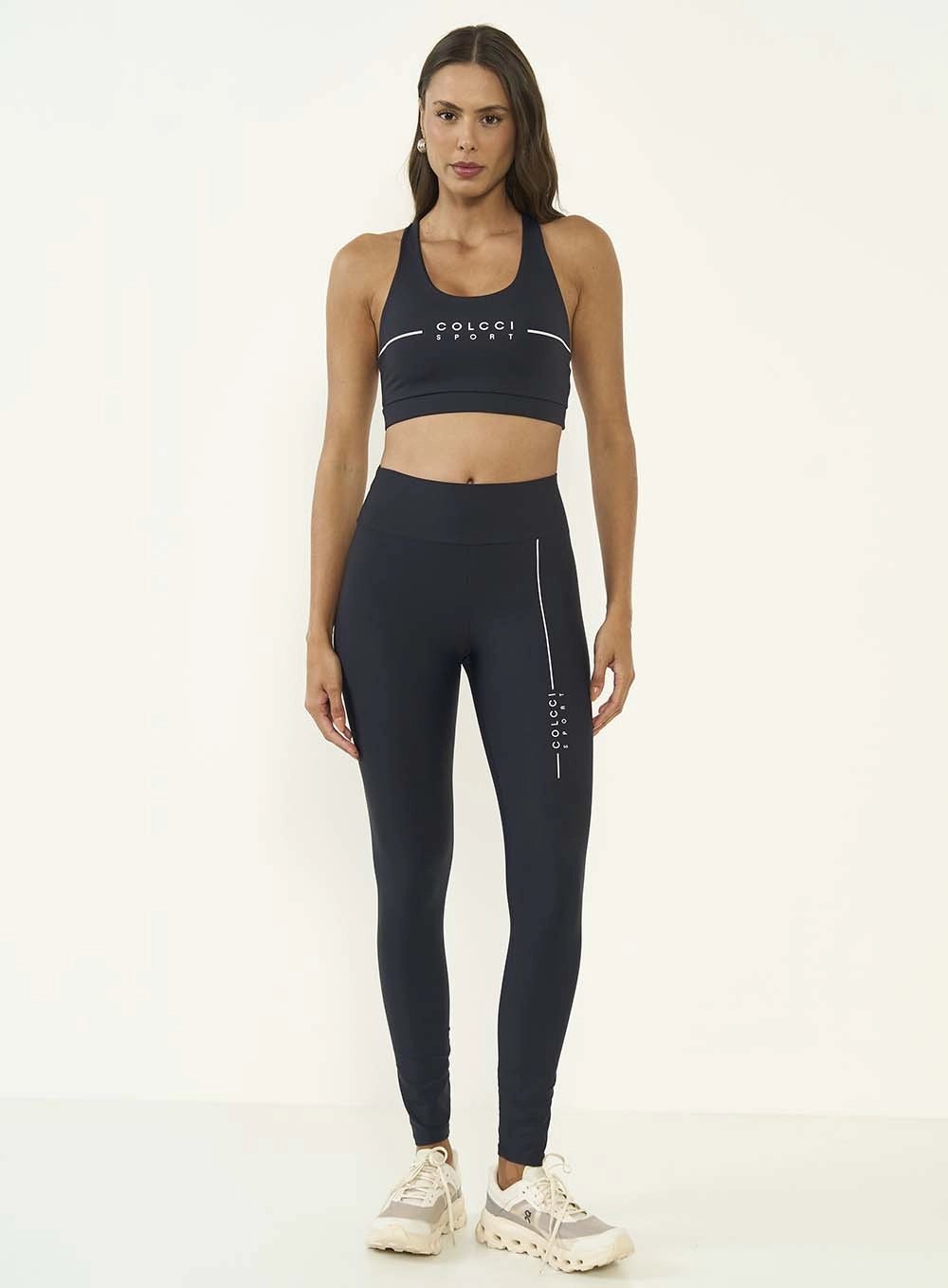 Top Malha Sport  Feminino Colcci Sport Preto