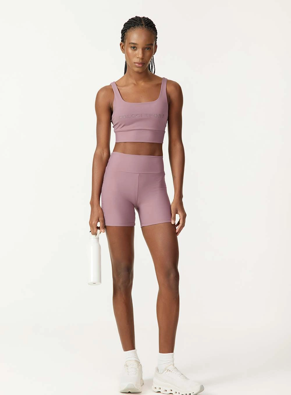 Top Malha Sport  Feminino Colcci Sport Roxo